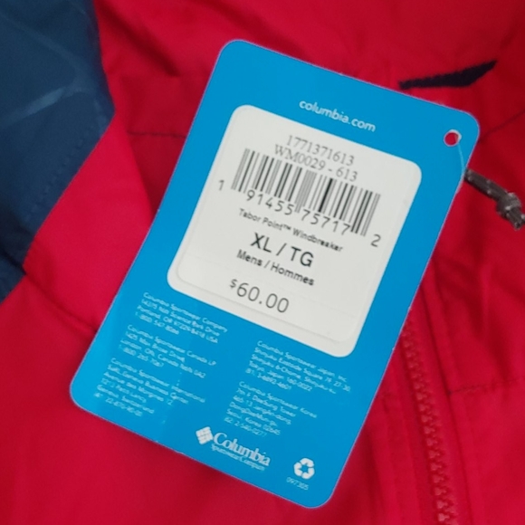 NWT Columbia Tabor Point Windbreaker - Picture 2 of 4